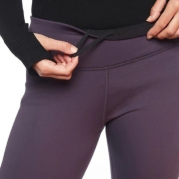 Athleta PrimaLoft Alpine Valley Tights XXS Grey - Picture 4 of 6